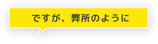 ですが、弊社のように